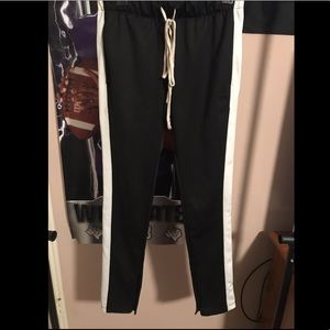EPTM Black and White Track Pants